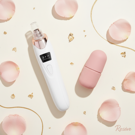 Roséve Pore Vacuum & Ice Roller Bundle