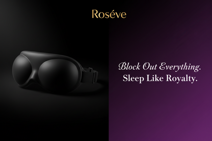 Roséve™ CloudRest 3D Sleep Mask — Zero Pressure, Pure Comfort